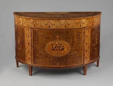 Commode (one of a pair) ca. 1780 Attributed to William Moore Moore trained .. Stock Photos