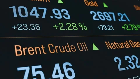 Commodities like metals, precious metals, oil and gas pirce. Stock Footage 292918107