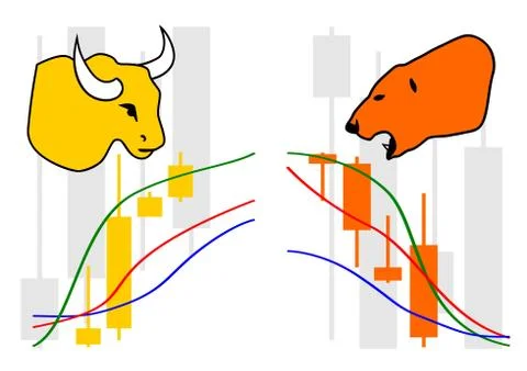 Commodity, forex trading vector Stock Illustration