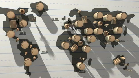 A Commodity is a good that can be bought or sold on global commodities market Stock Footage 130986527