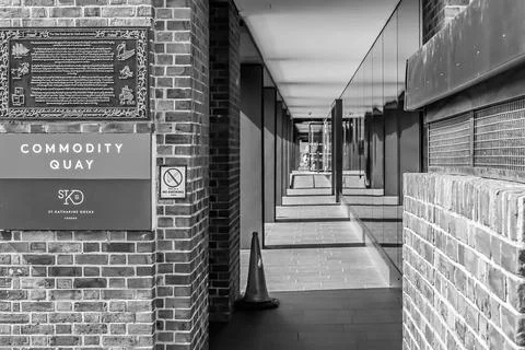 Commodity Quay Foto stock
