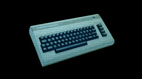 Commodore 64 - Game screen - Motion Graphic Stock Footage 45604838