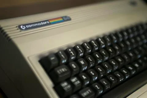 Commodore 64 keyboard Stock Photos
