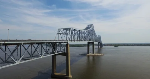 Commodore Barry Bridge, Philadelphia. Stock Footage 127873554