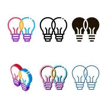 Common forms wit icon vector outline Stock Illustration