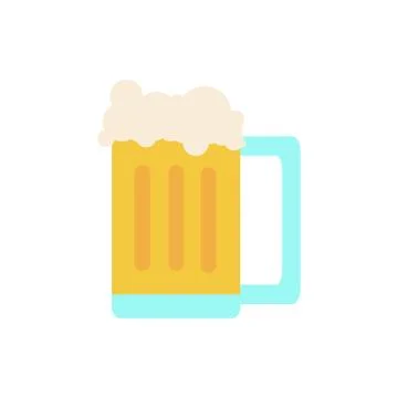 Common Glass of Beer Stock Illustration