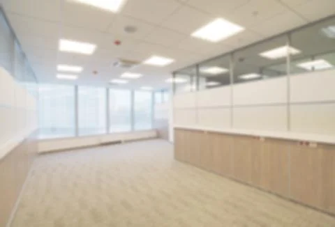 Common office building interior blur background Stock Photos