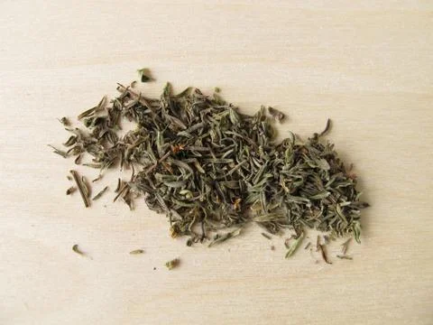 Common thyme, Thymi herba Stock Photos