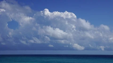 Common view of sea and clouds, #2 Stock Footage 51408236