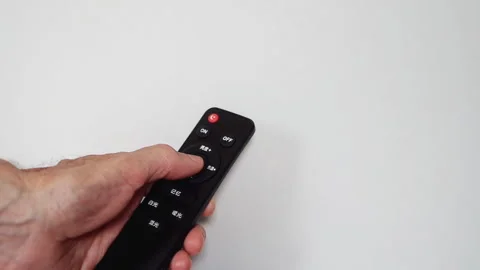 Commonly used objects - remote control Stock Footage 338360977