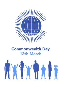 Commonwealth Day illustration Stock Illustration