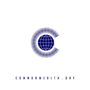 Commonwealth Day vector illustration Stock Illustration