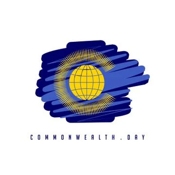 Commonwealth Day vector illustration Stock Illustration