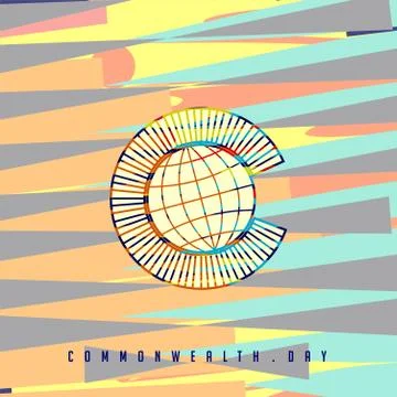 Commonwealth Day vector illustration Stock Illustration