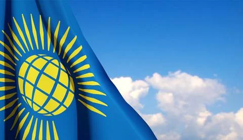 Commonwealth of Nations on background of sky Stock Illustration