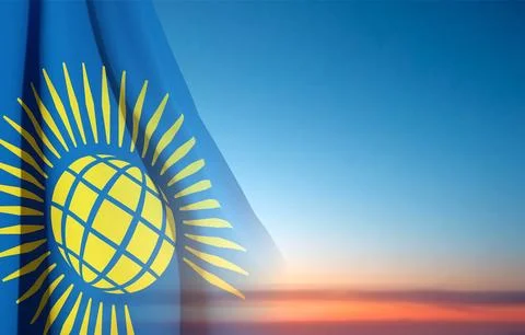 Commonwealth of Nations on background of sky Stock Illustration