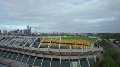 Commonwealth Stadium in Edmonton, AB, Canada, Morning of June 9th, 2024 Stock Footage 277314083