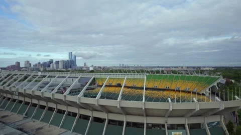 Commonwealth Stadium in Edmonton, AB, Canada, Morning of June 9th, 2024 Stock Footage 277314085