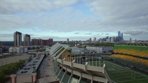 Commonwealth Stadium in Edmonton, AB, Canada, Morning of June 9th, 2024 Stock Footage 277314619