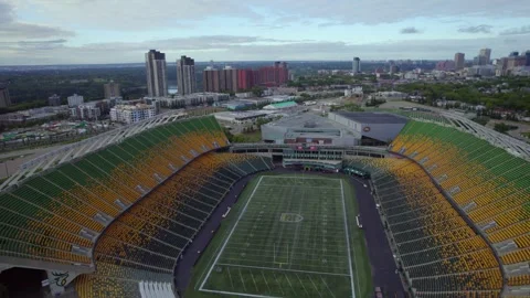 Commonwealth Stadium in Edmonton, AB, Canada, Morning of June 9th, 2024 Stock Footage 277314632