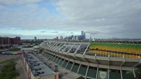 Commonwealth Stadium in Edmonton, AB, Canada, Morning of June 9th, 2024 Stock Footage 277314647