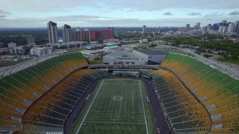Commonwealth Stadium in Edmonton, AB, Canada, Morning of June 9th, 2024 Stock Footage 277314687