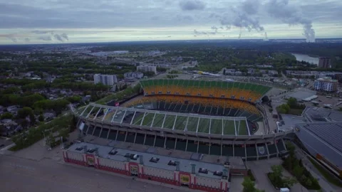 Commonwealth Stadium in Edmonton, AB, Canada, Morning of June 9th, 2024 Stock Footage 277314866