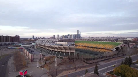 Commonwealth Stadium in Edmonton Stock Footage 253758752