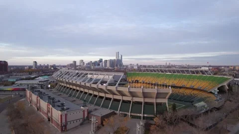 Commonwealth Stadium in Edmonton Stock Footage 253758758