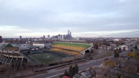 Commonwealth Stadium in Edmonton Stock Footage 253758759