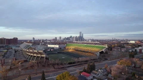 Commonwealth Stadium in Edmonton Stock Footage 253758820