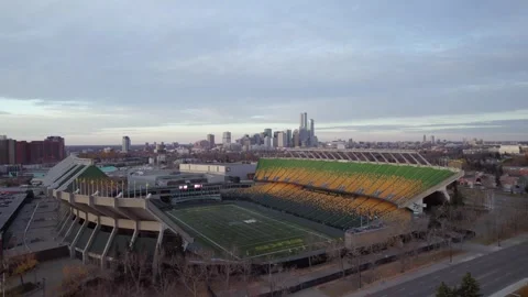 Commonwealth Stadium in Edmonton Stock Footage 253758823