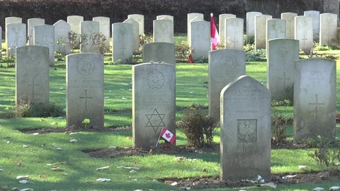 Commonwealth War Graves Budapest Stock Footage 100773988