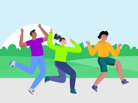 Commotion Concept Illustration Stock Illustration