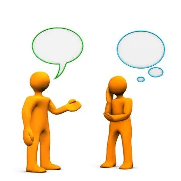 Communicantion speech bubble Stock Illustration