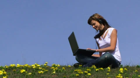 Communicating anywhere Video stock 35379946