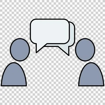 Communicating Illustrazione stock