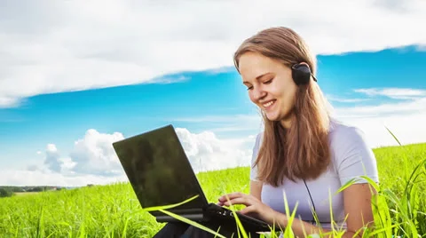 Communicating via the Internet Stock Footage 27213116