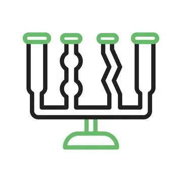 Communicating Vessels icon vector image. Stock Illustration