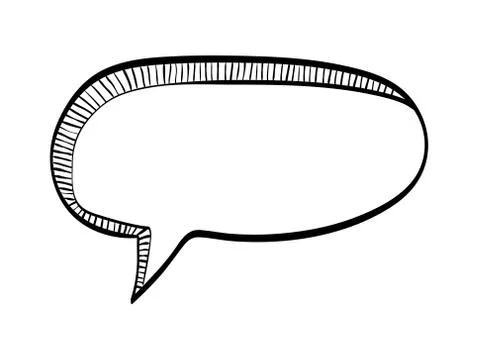 Communication and message  design. White Bubble icon. vector gra Stock Illustration