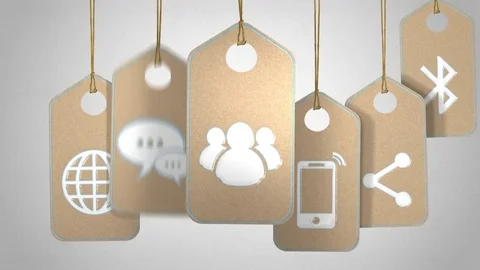 Communication and technology concept Stock Footage 71317602