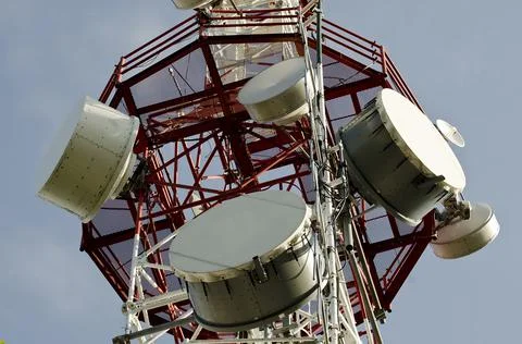 Communication antena Stock Photos