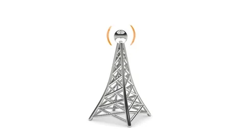 Communication antenna 스톡 동영상 7730499