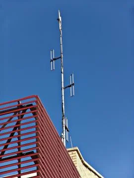 Communication antenna Stock Photos