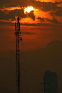 Communication Antenna Stock Photos