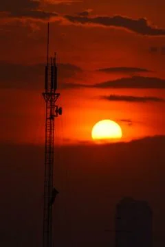 Communication Antenna Stock Photos