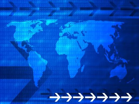 Communication background 2 Stock Illustration