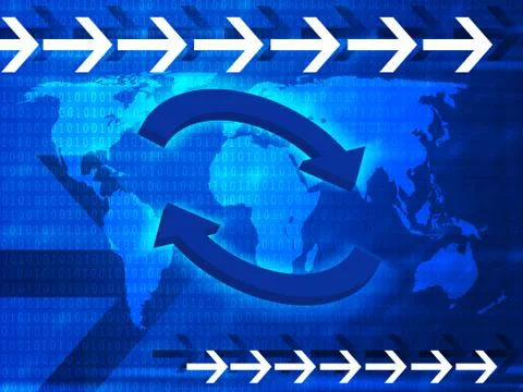 Communication background 2 Stock Illustration