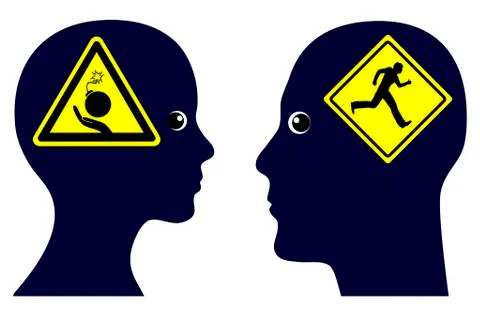 Communication Breakdown Illustrazione stock