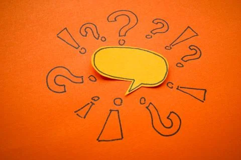 Communication breakdown as symbol of misunderstanding and information barrier Stock Photos